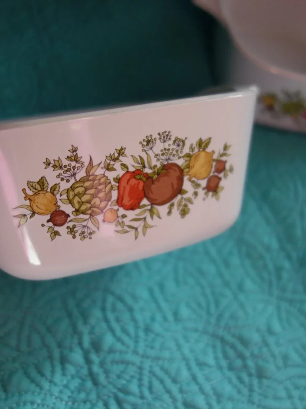 Pair of Corning Ware Spice Of Life Bakeware Square